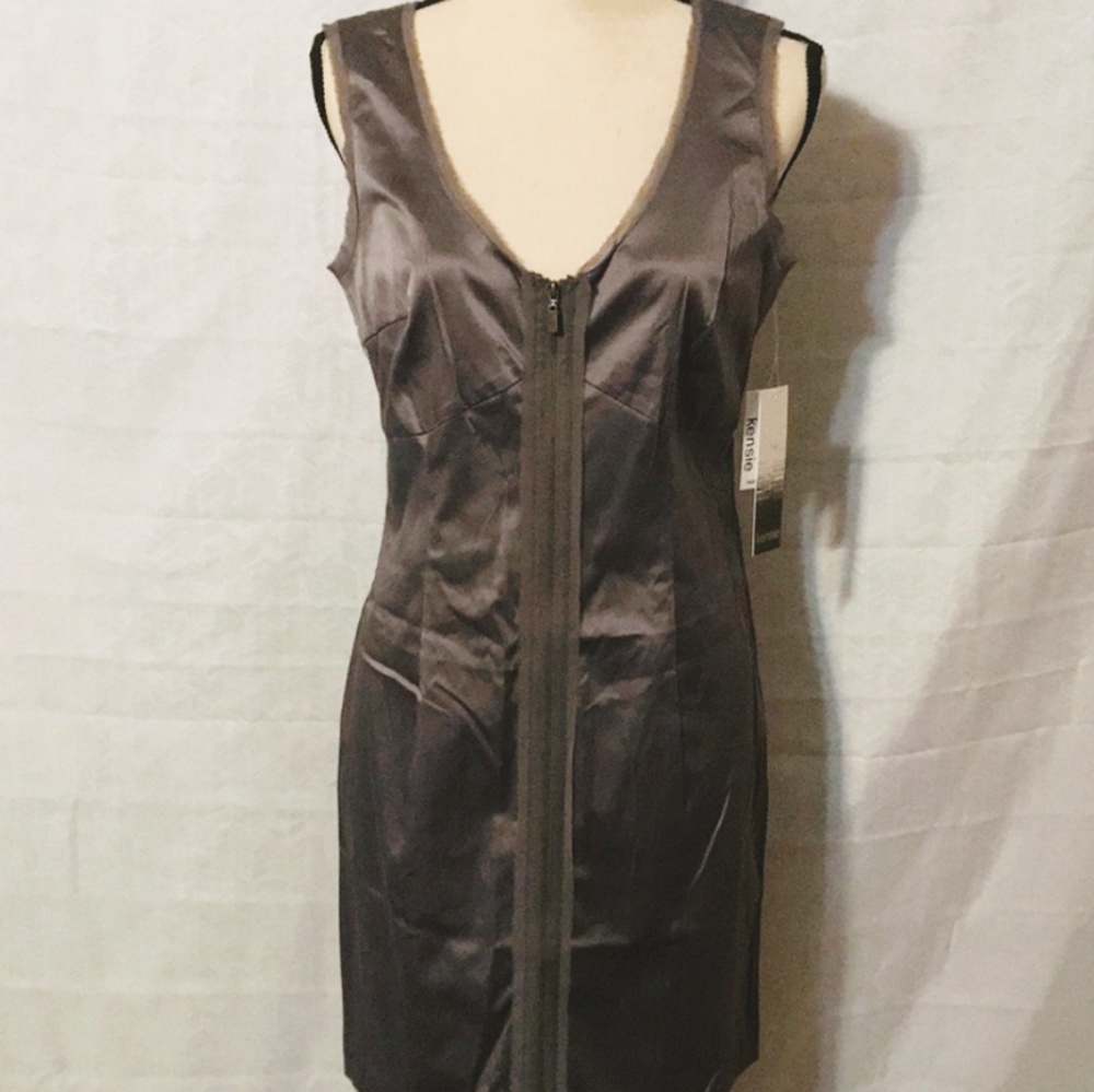 Sale Kensie zipper front sleeveless FUN dreaa